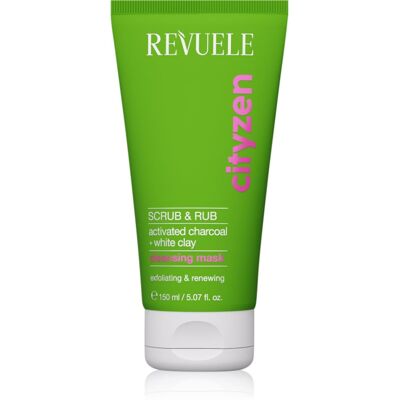 Revuele Cityzen Scrub & Rub καθαριστική απολεπιστική μάσκα προσώπου με ενεργό άνθρακα 150 ml Revuele Cityzen Scrub & Rub καθαριστική απολεπιστική μάσκα προσώπου με ενεργό άνθρακα 150 ml