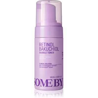 Some By Mi Retinol Bakuchiol Bubble Toner τόνερ προσώπου για μείωση των σημαδιών της γήρανσης με καταπραϋντική δράση 100 ml Some By Mi Retinol Bakuchiol Bubble Toner τόνερ προσώπου για μείωση των σημαδιών της γήρανσης με καταπραϋντική δράση 100 ml