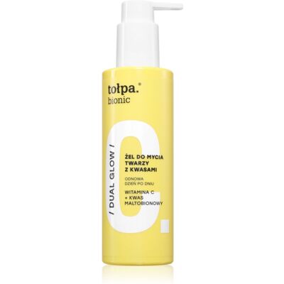Tołpa Bionic Dual Glow τζελ καθαρισμού για το πρόσωπο 195 ml Tołpa Bionic Dual Glow τζελ καθαρισμού για το πρόσωπο 195 ml