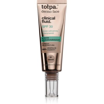 Tołpa Dermo Face Clinical Anti-Imperfections υγρό ενάντια στις ατέλειες της επιδερμίδας απόχρωση Natural 25 ml Tołpa Dermo Face Clinical Anti-Imperfections υγρό ενάντια στις ατέλειες της επιδερμίδας απόχρωση Natural 25 ml