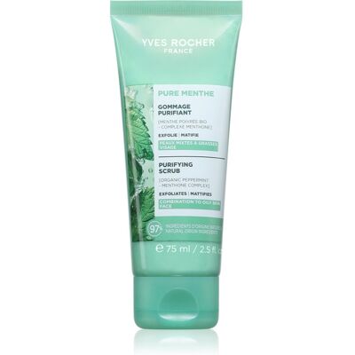 Yves Rocher Pure Menthe καθαριστική απολέπιση 75 ml Yves Rocher Pure Menthe καθαριστική απολέπιση 75 ml