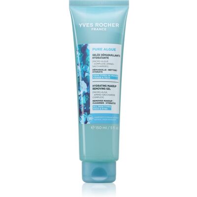 Yves Rocher Pure Algue καθαριστικό τζελ ντεμακιγιάζ με ενυδατικό αποτέλεσμα 150 ml Yves Rocher Pure Algue καθαριστικό τζελ ντεμακιγιάζ με ενυδατικό αποτέλεσμα 150 ml
