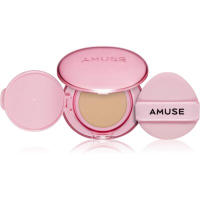 AMUSE Dew Power Vegan Cushion μακράς διαρκείας μεικ απ σε σφουγγαράκι για λαμπρότητα και λείανση επιδερμίδας απόχρωση 03 Honey 15 γρ AMUSE Dew Power Vegan Cushion μακράς διαρκείας μεικ απ σε σφουγγαράκι για λαμπρότητα και λείανση επιδερμίδας απόχρωση 03 Honey 15 γρ