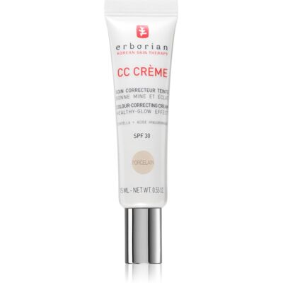 Erborian CC Crème Centella Asiatica CC κρέμα για ομοιόμορφο τόνο της επιδερμίδας SPF 30 απόχρωση Porcelain 15 ml Erborian CC Crème Centella Asiatica CC κρέμα για ομοιόμορφο τόνο της επιδερμίδας SPF 30 απόχρωση Porcelain 15 ml