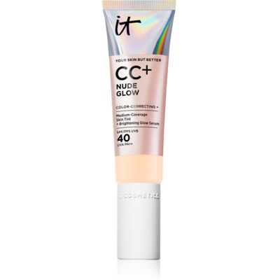 IT Cosmetics Your Skin But Better CC + Nude Glow CC κρέμα για λαμπρή επιδερμίδα SPF 40 Fair Biege 32 ml IT Cosmetics Your Skin But Better CC + Nude Glow CC κρέμα για λαμπρή επιδερμίδα SPF 40 Fair Biege 32 ml