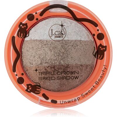 J.Cat Beauty Triple Crown μακράς διαρκείας σκιές ματιών απόχρωση 103 Gingerbread 2.5 γρ J.Cat Beauty Triple Crown μακράς διαρκείας σκιές ματιών απόχρωση 103 Gingerbread 2.5 γρ