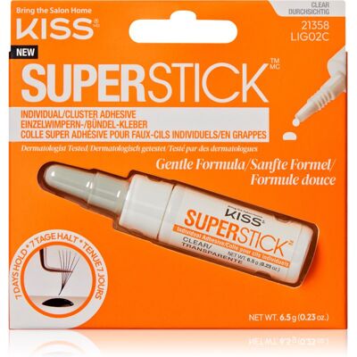 Kiss Superstick Glue κόλλα για ψεύτικες βλεφαρίδες Clear 6.5 γρ Kiss Superstick Glue κόλλα για ψεύτικες βλεφαρίδες Clear 6.5 γρ