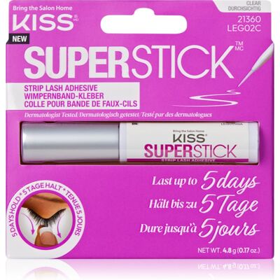 Kiss Superstick Extended Wear κόλλα για ψεύτικες βλεφαρίδες Clear 4.8 γρ Kiss Superstick Extended Wear κόλλα για ψεύτικες βλεφαρίδες Clear 4.8 γρ