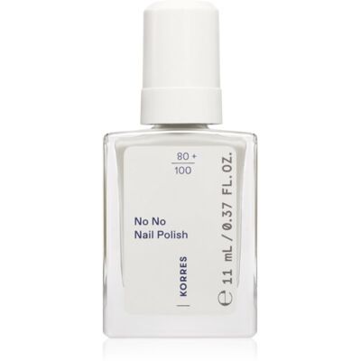 Korres No No Nail Polish περιποιητικό βερνίκι νυχιών απόχρωση 02 Milky White 11 ml Korres No No Nail Polish περιποιητικό βερνίκι νυχιών απόχρωση 02 Milky White 11 ml