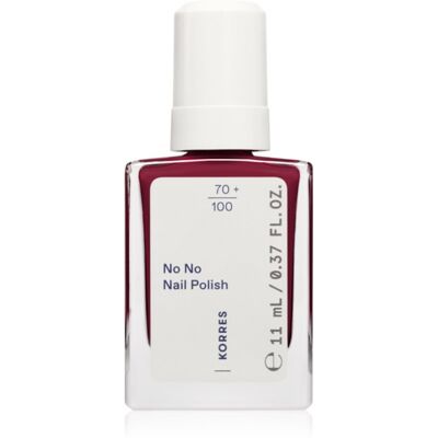 Korres No No Nail Polish περιποιητικό βερνίκι νυχιών απόχρωση 59 Burgundy Red 11 ml Korres No No Nail Polish περιποιητικό βερνίκι νυχιών απόχρωση 59 Burgundy Red 11 ml