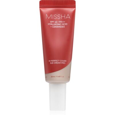 Missha M Perfect Cover BB Cream Pro ενυδατική ΒΒ κρέμα πολύ μεγάλη προστασία απο τον ήλιο απόχρωση #21 20 ml Missha M Perfect Cover BB Cream Pro ενυδατική ΒΒ κρέμα πολύ μεγάλη προστασία απο τον ήλιο απόχρωση #21 20 ml