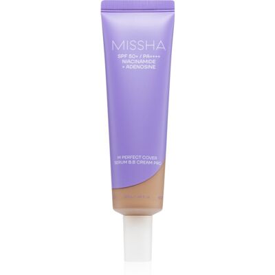 Missha M Perfect Cover Serum BB Cream Pro ΒΒ κρέμα για άψογη και ενιαία εμφάνιση της επιδερμίδας SPF 50+ απόχρωση #33 50 ml Missha M Perfect Cover Serum BB Cream Pro ΒΒ κρέμα για άψογη και ενιαία εμφάνιση της επιδερμίδας SPF 50+ απόχρωση #33 50 ml