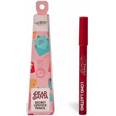 puroBIO Cosmetics Dear Santa SECRET Μακριάς διάρκειας μολύβι χειλιών - Lip Liner puroBIO Cosmetics Dear Santa SECRET Μακριάς διάρκειας μολύβι χειλιών - Lip Liner
