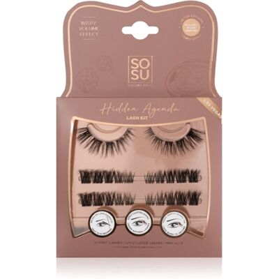 SOSU Cosmetics Hidden Agenda Lash Kit τεχνητές βλεφαρίδες Las Vegas 1 τμχ SOSU Cosmetics Hidden Agenda Lash Kit τεχνητές βλεφαρίδες Las Vegas 1 τμχ