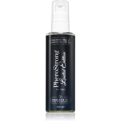 PheroStrong Massage Oil With Pheromones λάδι για μασάζ με φερομόνες για άντρες Limited Edition 100 ml PheroStrong Massage Oil With Pheromones λάδι για μασάζ με φερομόνες για άντρες Limited Edition 100 ml