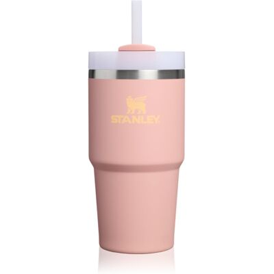 Stanley Quencher H2.O FlowState™ Tumbler ποτήρι από ανοξείδωτο ατσάλι με καλαμάκι μικρό Peach Rose 1 τμχ Stanley Quencher H2.O FlowState™ Tumbler ποτήρι από ανοξείδωτο ατσάλι με καλαμάκι μικρό Peach Rose 1 τμχ