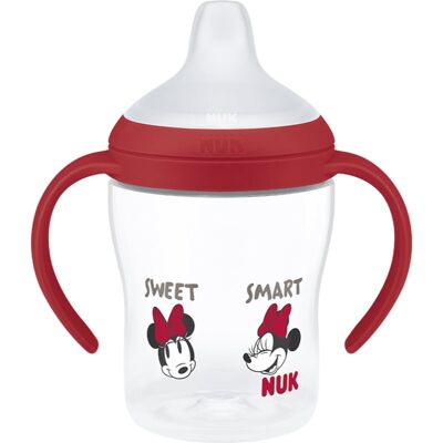 NUK Perfect Match Disney εκπαιδευτικό κύπελλο με λαβές Minnie 6m+ 1 τμχ NUK Perfect Match Disney εκπαιδευτικό κύπελλο με λαβές Minnie 6m+ 1 τμχ