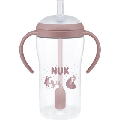 NUK Perfect Match Bear μπουκάλι με καλαμάκι 8m+ 1 τμχ NUK Perfect Match Bear μπουκάλι με καλαμάκι 8m+ 1 τμχ