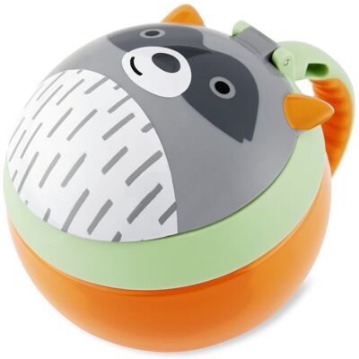 Skip Hop Zoo Snack Cup δοχείο Racoon 12m+ 222 ml Skip Hop Zoo Snack Cup δοχείο Racoon 12m+ 222 ml