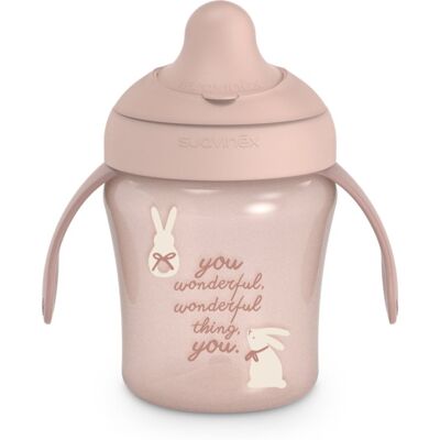 Suavinex Wonderland Learning Cup εκπαιδευτικό κύπελλο Pink 200 ml Suavinex Wonderland Learning Cup εκπαιδευτικό κύπελλο Pink 200 ml