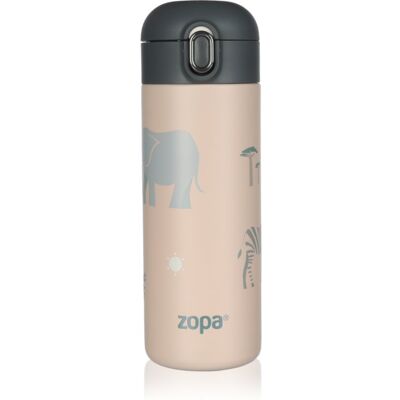 Zopa Thermo Bottle with Drinking Spout θερμός με καλαμάκι Safari 1 τμχ Zopa Thermo Bottle with Drinking Spout θερμός με καλαμάκι Safari 1 τμχ