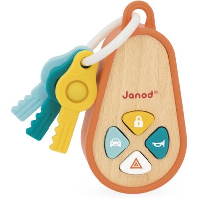 Janod Sounding Keychain παιχνίδι δραστηριοτήτων από ξύλο 18m+ 1 τμχ Janod Sounding Keychain παιχνίδι δραστηριοτήτων από ξύλο 18m+ 1 τμχ
