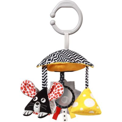 BabyOno Mouse κρεμαστό παιχνίδι δραστηριοτήτων με έντονα χρώματα 0m+ 1 τμχ BabyOno Mouse κρεμαστό παιχνίδι δραστηριοτήτων με έντονα χρώματα 0m+ 1 τμχ