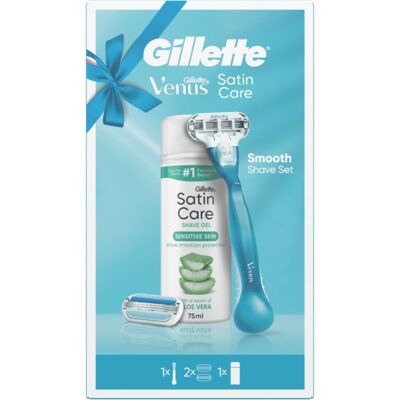 Gillette Venus Smooth Gift Set σετ δώρου για το ξύρισμα για γυναίκες Gillette Venus Smooth Gift Set σετ δώρου για το ξύρισμα για γυναίκες