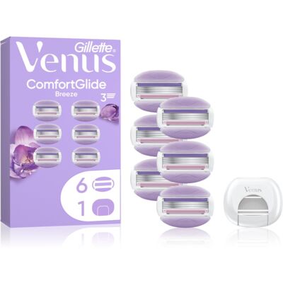 Gillette Venus ComfortGlide Breeze ανταλλακτικές λεπίδες + προστατευτικό κάλυμμα 6 τμχ Gillette Venus ComfortGlide Breeze ανταλλακτικές λεπίδες + προστατευτικό κάλυμμα 6 τμχ