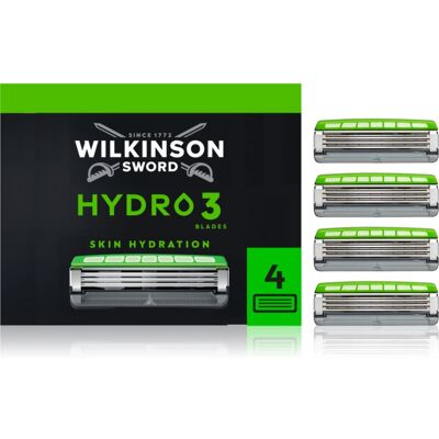 Wilkinson Sword Hydro3 ανταλλακτική κεφαλή 4 τμχ Wilkinson Sword Hydro3 ανταλλακτική κεφαλή 4 τμχ