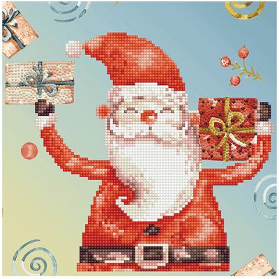 diamonddotz Diamond Dotz Παιχνίδι Χειροτεχνίας Xmas Ψηφιδωτό Άγιος Βασίλης 28x28cm Dbx.048 diamonddotz Diamond Dotz Παιχνίδι Χειροτεχνίας Xmas Ψηφιδωτό Άγιος Βασίλης 28x28cm Dbx.048