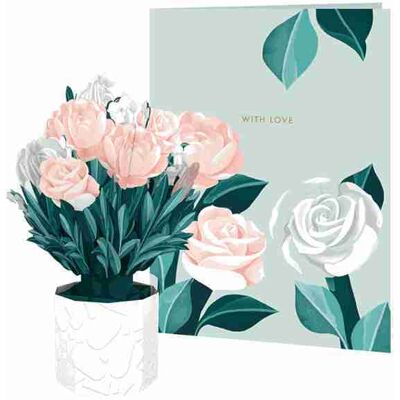 Κάρτα Μπουκέτο Mini Flora ‘Peonies’ της Origamo - Ευχετήρια Κάρτα Κάρτα Μπουκέτο Mini Flora ‘Peonies’ της Origamo - Ευχετήρια Κάρτα