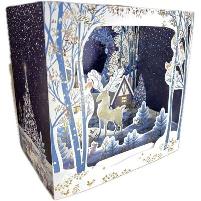 Pictura Xmas 3d Αναδυόμενη Κάρτα Κουτί Zωάκια Στην Έναστρη Νύχτα 20,9x21x14cm Pi23351 Pictura Xmas 3d Αναδυόμενη Κάρτα Κουτί Zωάκια Στην Έναστρη Νύχτα 20,9x21x14cm Pi23351