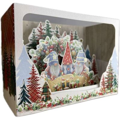 Pictura Xmas 3d Αναδυόμενη Κάρτα Κουτί Ξωτικά Με Δώρα Pi22016 Pictura Xmas 3d Αναδυόμενη Κάρτα Κουτί Ξωτικά Με Δώρα Pi22016