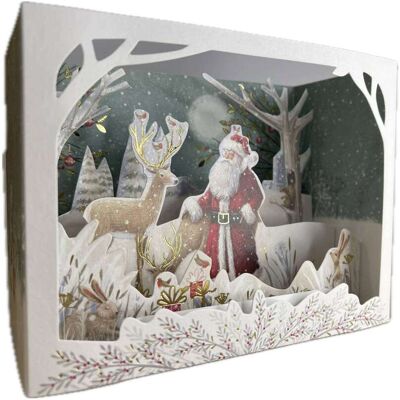 Pictura Xmas 3d Αναδυόμενη Κάρτα Κουτί Άη Βασίλης Με Τάρανδο Pi22024 Pictura Xmas 3d Αναδυόμενη Κάρτα Κουτί Άη Βασίλης Με Τάρανδο Pi22024