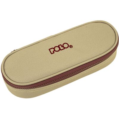 Polo Κασετίνα Οβάλ Box Beige-Βurgundy 937003-7432 Polo Κασετίνα Οβάλ Box Beige-Βurgundy 937003-7432