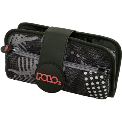 Polo Κασετίνα Βαρελάκι Rubber Black Pattern 937019-8438 Polo Κασετίνα Βαρελάκι Rubber Black Pattern 937019-8438