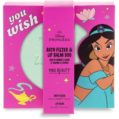 Mad BEAUTY Princess Express Yourself-Bath Fizzer & Lip Balm Set-Jasmine Mad BEAUTY Princess Express Yourself-Bath Fizzer & Lip Balm Set-Jasmine