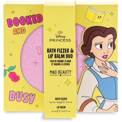 Mad BEAUTY Princess Express Yourself -Bath Fizzer & Lip Balm Set-Belle Mad BEAUTY Princess Express Yourself -Bath Fizzer & Lip Balm Set-Belle