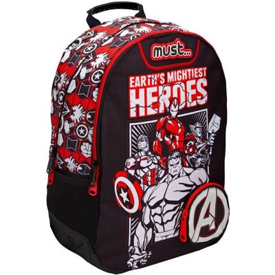 Σχολικη Τσαντα Πλατης Δημοτικου Avengers Heroes Must Glow In The Dark 3 Θηκες 500979 Σχολικη Τσαντα Πλατης Δημοτικου Avengers Heroes Must Glow In The Dark 3 Θηκες 500979