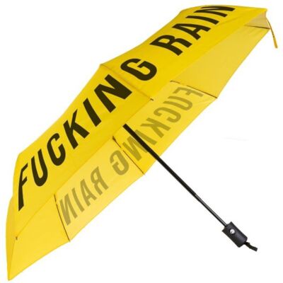 Ομπρέλα Fisura Αυτόματη''Fucking Rain ''Yellow Open 96cm Aum2420458 Ομπρέλα Fisura Αυτόματη''Fucking Rain ''Yellow Open 96cm Aum2420458