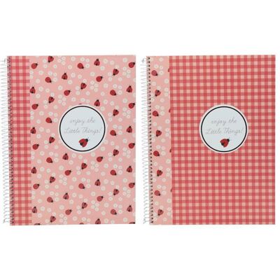 ANCOR 105186 Τετραδιο Σπιραλ Σκληρο Εξωφυλλο Lady Bug A4 Με 1 Θεμα Και 160 Σελιδες ANCOR 105186 Τετραδιο Σπιραλ Σκληρο Εξωφυλλο Lady Bug A4 Με 1 Θεμα Και 160 Σελιδες