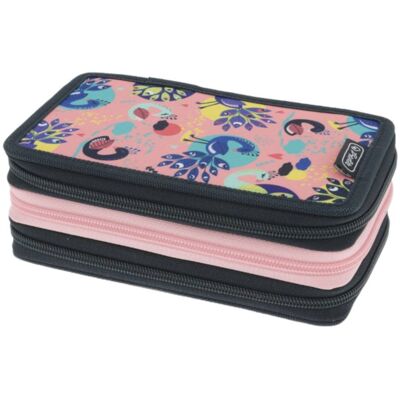 Herlitz Κασετίνα Τριπλή Κενή 31θ Peacoc 19x11,5x7cm Herlitz Κασετίνα Τριπλή Κενή 31θ Peacoc 19x11,5x7cm