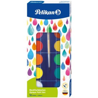 Νερομπογιές Pelikan F355 12τμχ Με Πινέλο 721324 Νερομπογιές Pelikan F355 12τμχ Με Πινέλο 721324