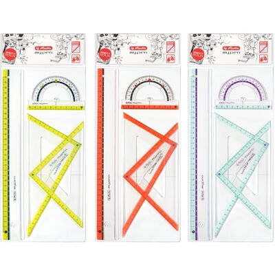 Herlitz Geometry Set My.Pen 4 Pcs Διάφορα Χρώματα 30cm (Τυχαία Επιλογή ) Herlitz Geometry Set My.Pen 4 Pcs Διάφορα Χρώματα 30cm (Τυχαία Επιλογή )