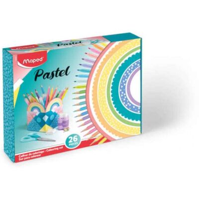 Maped Set Zωγραφικής 899808 Pastel 26 Τεμαχίων Maped Set Zωγραφικής 899808 Pastel 26 Τεμαχίων