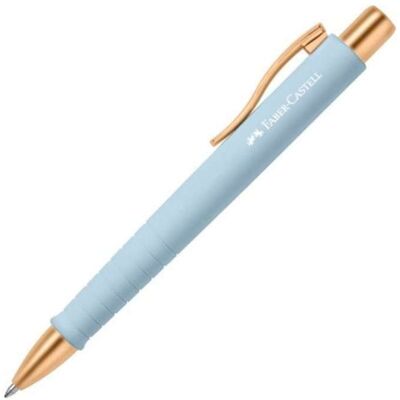 Faber-Castell Στυλό Ballpoint Με Μπλε Μελάνι Poly Urban Xb Sky Blue-Χρυσό Faber-Castell Στυλό Ballpoint Με Μπλε Μελάνι Poly Urban Xb Sky Blue-Χρυσό