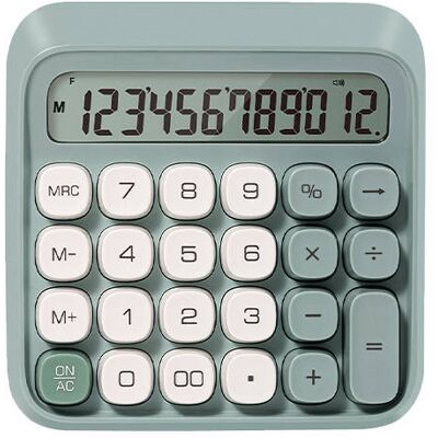 Αριθμομηχανή Μπαταρίας 12 Ψηφίων Deli 3-Key Memory13x13.3x2.7cm Πράσινο Μ36 Αριθμομηχανή Μπαταρίας 12 Ψηφίων Deli 3-Key Memory13x13.3x2.7cm Πράσινο Μ36