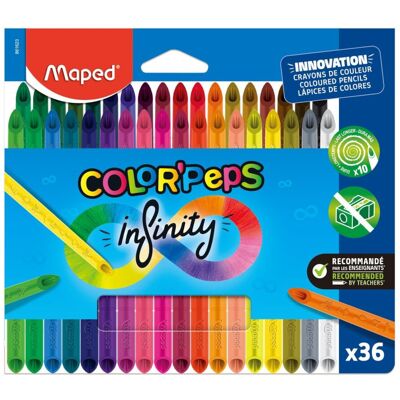 Ξυλομπογιές Infinity Maped Set 36 Χρωμάτων 861623 Ξυλομπογιές Infinity Maped Set 36 Χρωμάτων 861623