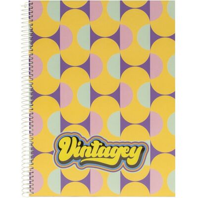Τετράδιο Σπιράλ Vintagey Geometric A4 80 Φύλλων Ancor An132175 Τετράδιο Σπιράλ Vintagey Geometric A4 80 Φύλλων Ancor An132175